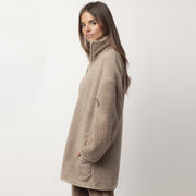 67323-0 - Giacca da stanza da donna con zip modello montone