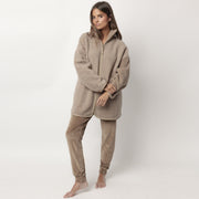67323-0 - Giacca da stanza da donna con zip modello montone