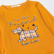 63353-0 - Pigiama bimba caldo cotone dog con polsini