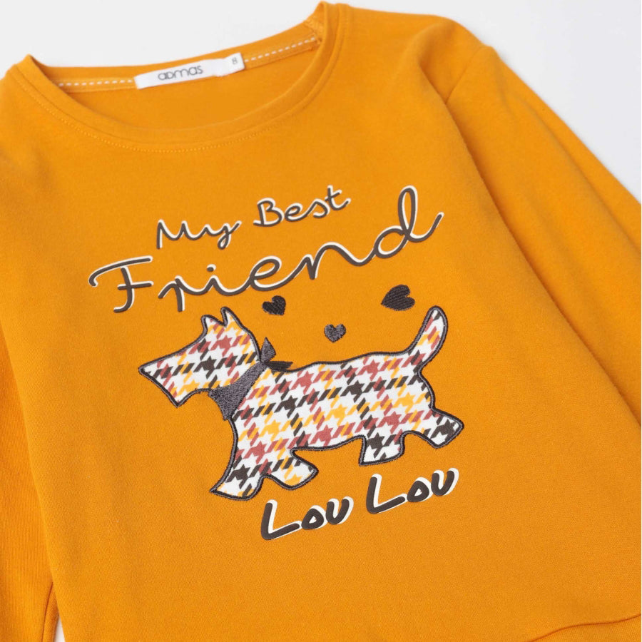 63353-0 - Pigiama bimba caldo cotone dog con polsini