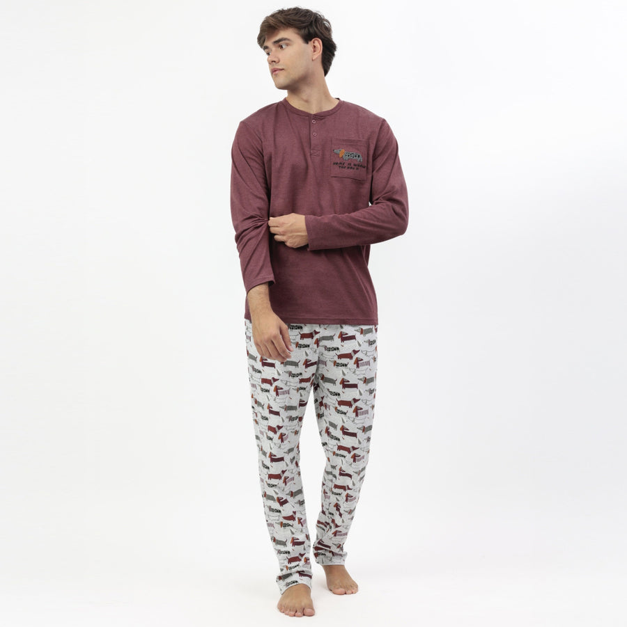 63798-0 - Pigiama in caldo cotone dog