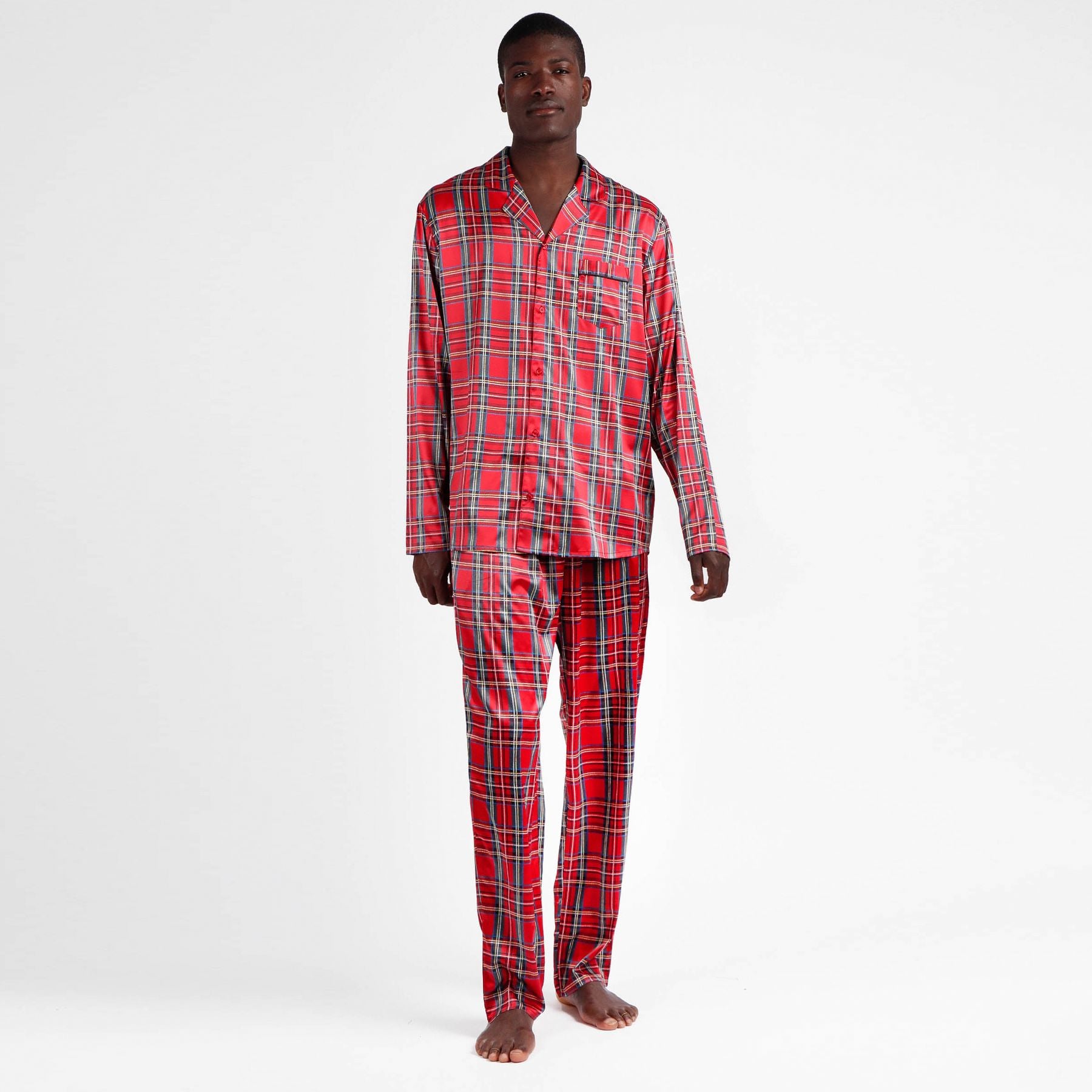 Tartan Intimissimi Pigiama Scozzese Pigiama Tartan Rosso Pigiama