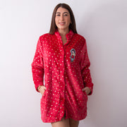 57421-0 - Vestaglia con bottoni a stella e stelline stampate