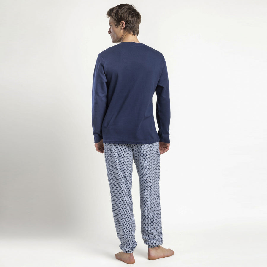 64804-0 - Pigiama caldo cotone serafino