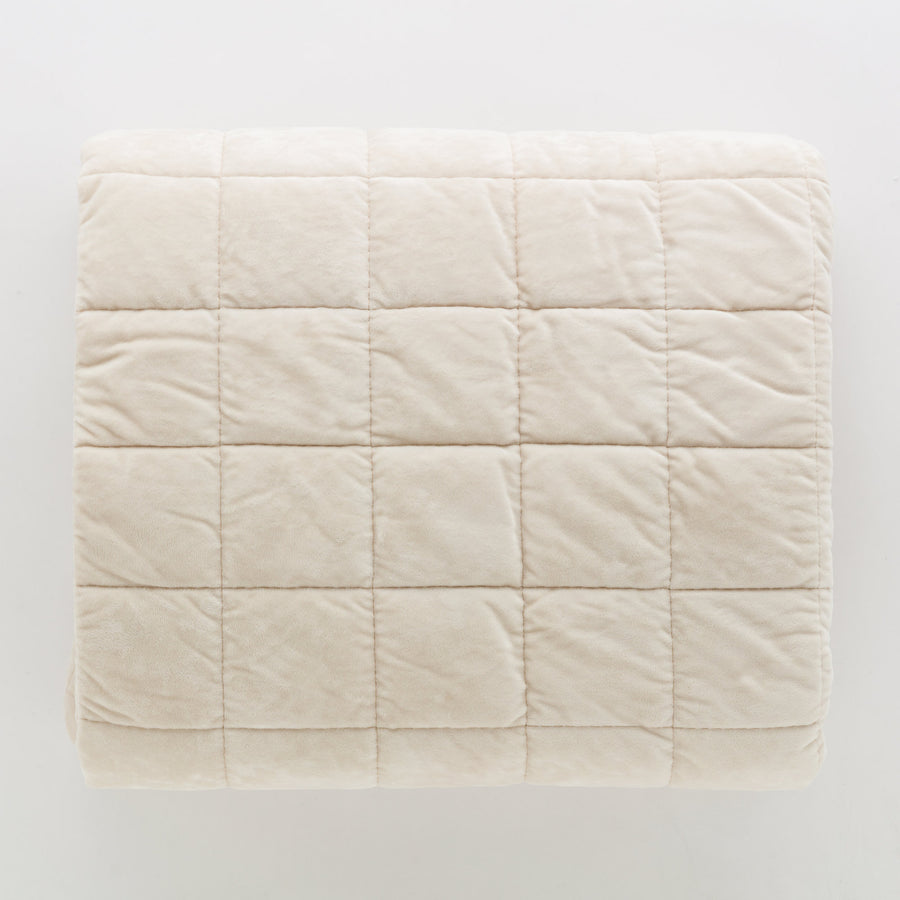 Selina quilt - Quilt Riviera in velluto Selina
