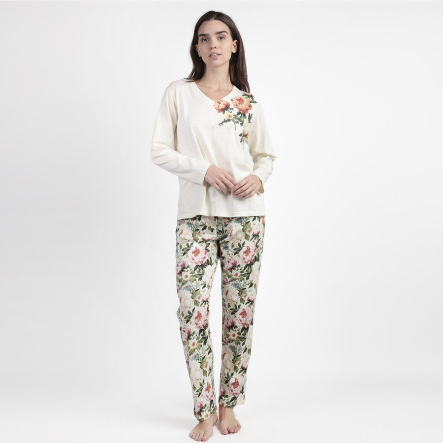 63586-0 - Pigiama donna in caldo cotone