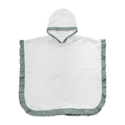 Poncho Versilia - Poncho in spugna con rouche applicata