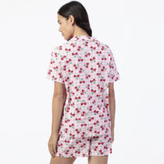 Pigiama donna Disney mezza manica aperta avanti - 64280-0