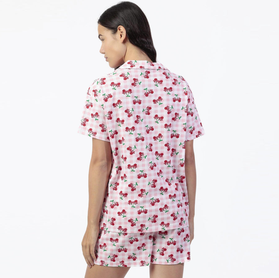 Pigiama donna Disney mezza manica aperta avanti - 64280-0