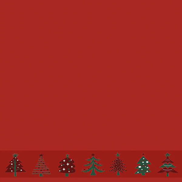 Forest glow - Set Asciugamani  in spugna Jacquard natalizi