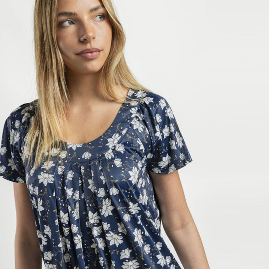 Camicia Donna mezza manica in tessuto lycra - 61527-0
