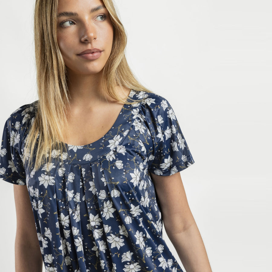 Camicia Donna mezza manica in tessuto lycra - 61527-0