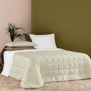 Eliza trapunta - Trapunta in satin con retro in cotone