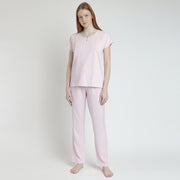 Pigiama manica ad aletta con pantalone pantalone lungo - 63090-0