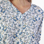 Pigiama manica lunga fantasia maiolica - 63636-0