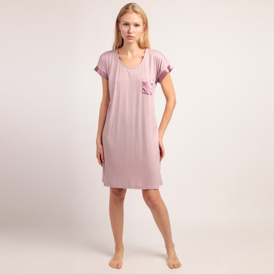 Camicia donna mezza manica scollo a - 61508-0