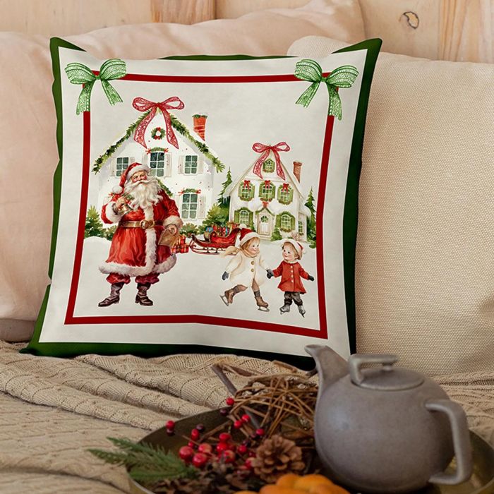 Cuscino Cottage - Cuscino Natalizio Maestri Cotonieri Home Cottage