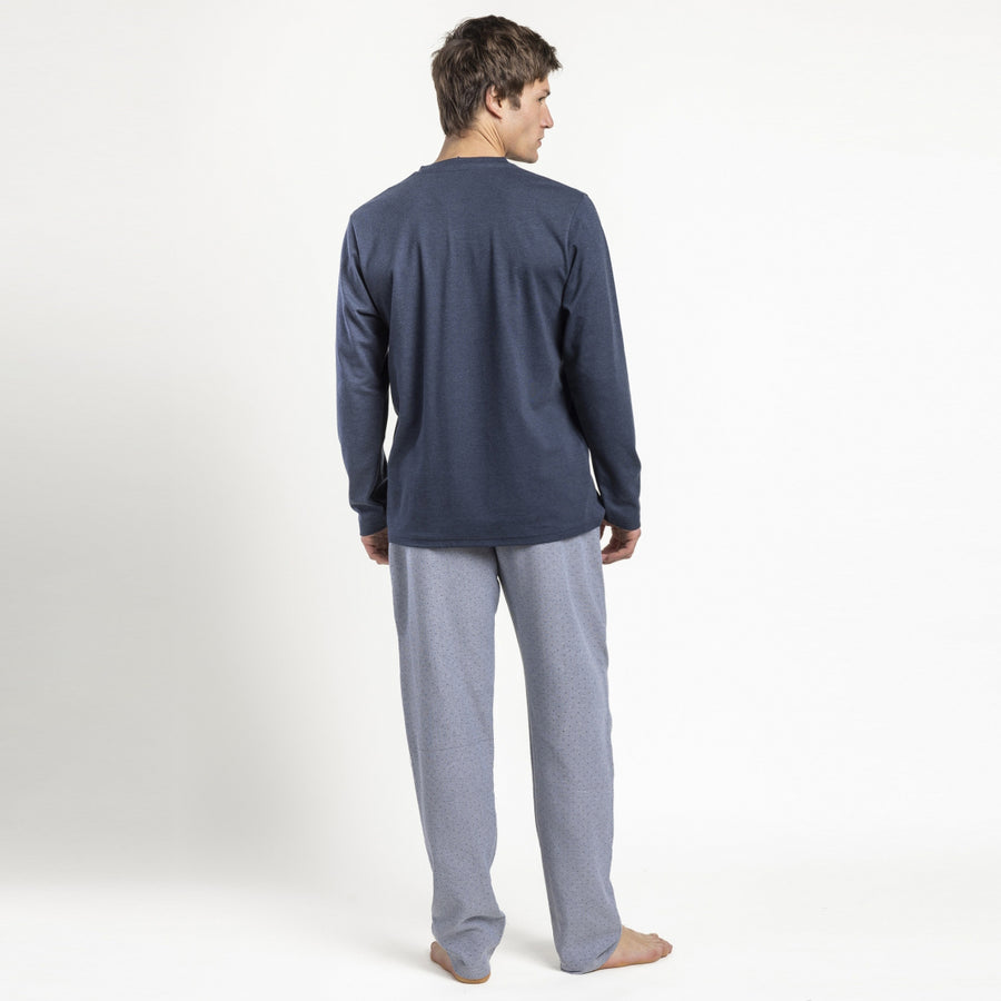 64827-0 - Pigiama maniche lunghe e pantalone lungo