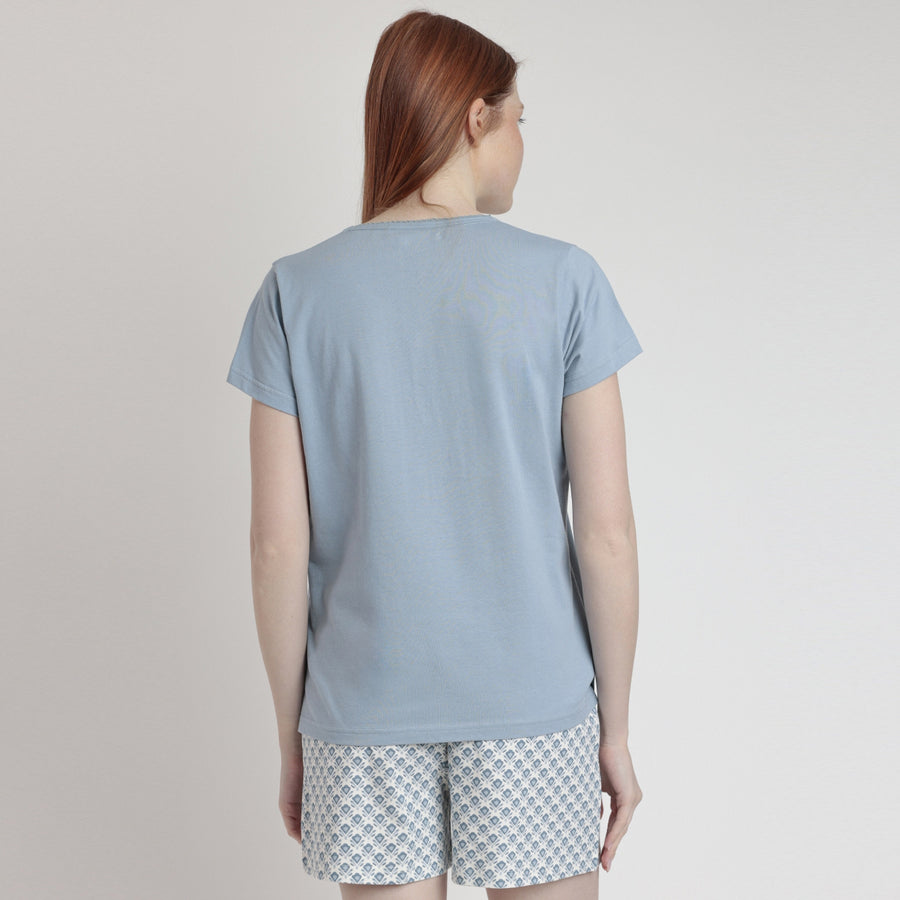 Pigiama mezza manica con short - 63506-0