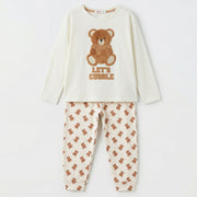 64360-0 - Pigiama a maniche lunghe Bear per bambine