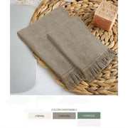 Yuki Set  asciugamani 1+1 in cotone jacquard