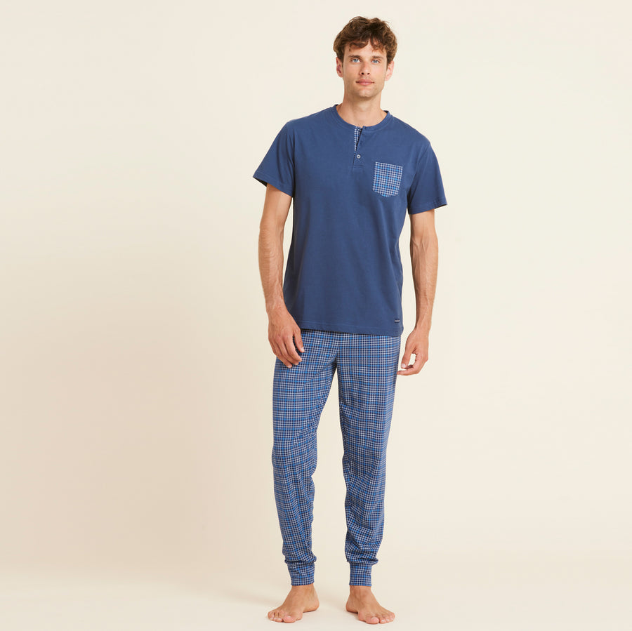 Pigiama Noidìnotte in cotone 3 pezzi manica corta e pantaloncino e pantalone lungo - FC2650AB