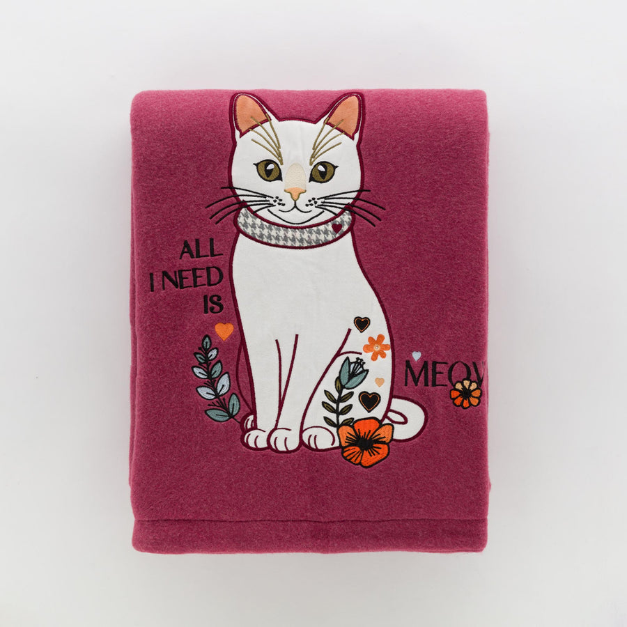 Duchessa plaid - Plaid Ricamato Animals