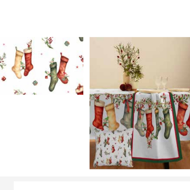 Folletti in festa Strofinaccio - Strofinaccio in stampa digitale natalizia