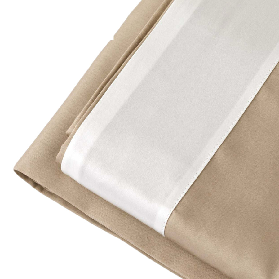 SECRET - Completo letto in raso con balza in seta