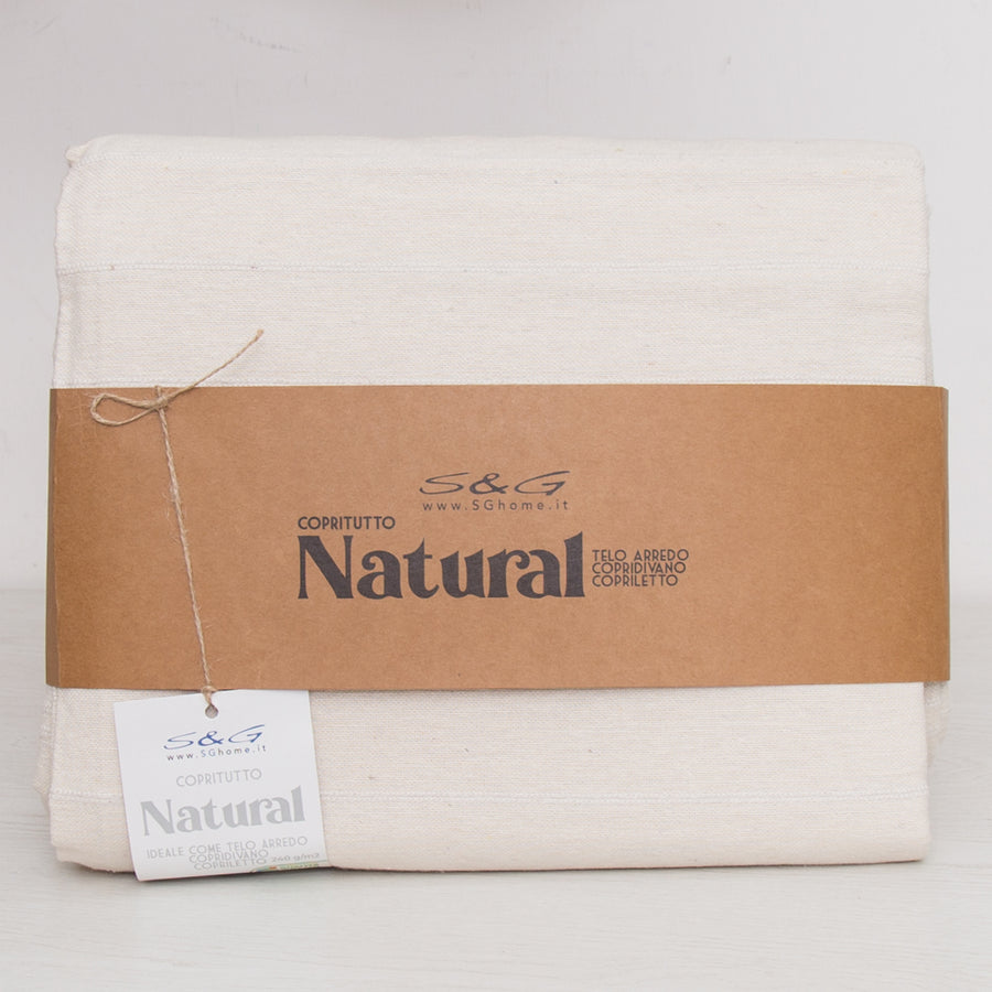 Natural Coverall Matrimoniale - Copritetto in cotone misura 250x250cm