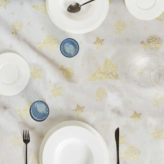 Tovaglia Galassia - Tovaglia in cotone con disegno lurex