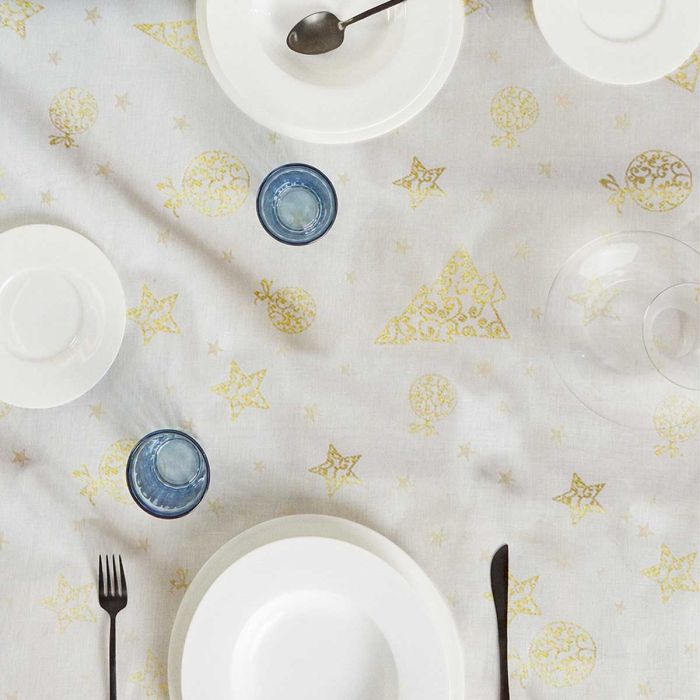 Tovaglia Galassia - Tovaglia in cotone con disegno lurex