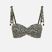 Costume due pezzi con slip vita alta regolabile e reggiseno a fascia - 2/30310