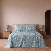 Riana Completo letto Flanella Matrimoniale - Completo letto in stampa pizzo floreale