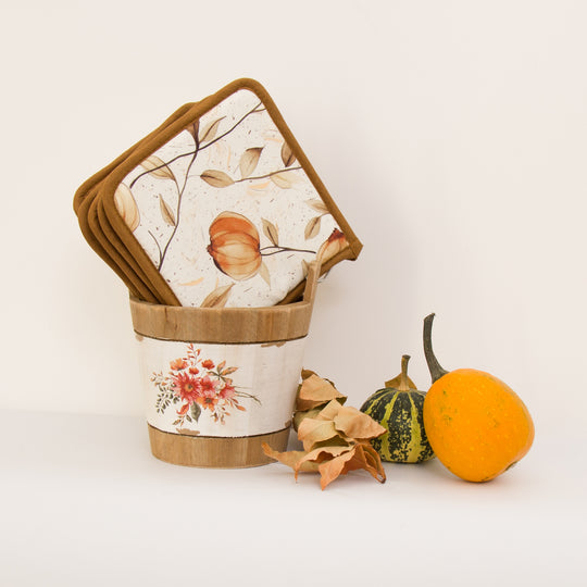 Presina quadrata con appendino - Presina Melograni d'Autunno