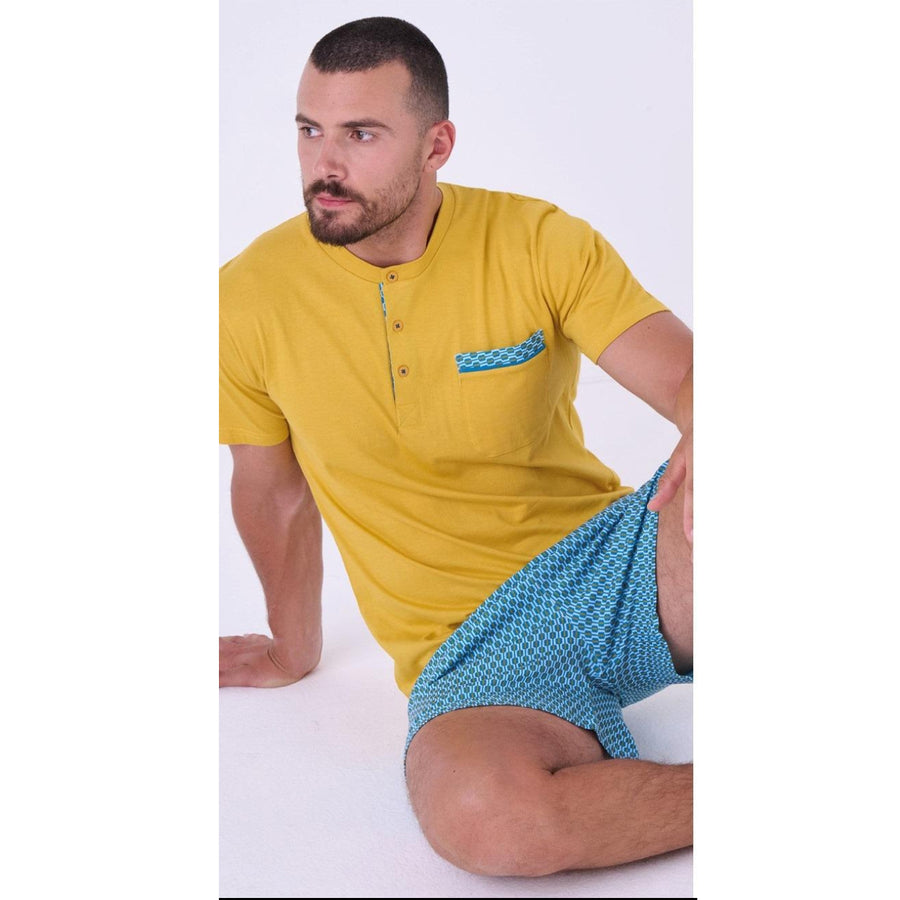 Pigiama uomo mezza manica e bermuda - 3078S