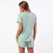 Pigiama donna mezza manica e pantalone corto - 64108-0