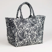 Borsa con chiusura zip con stampa cachemire - TR1506