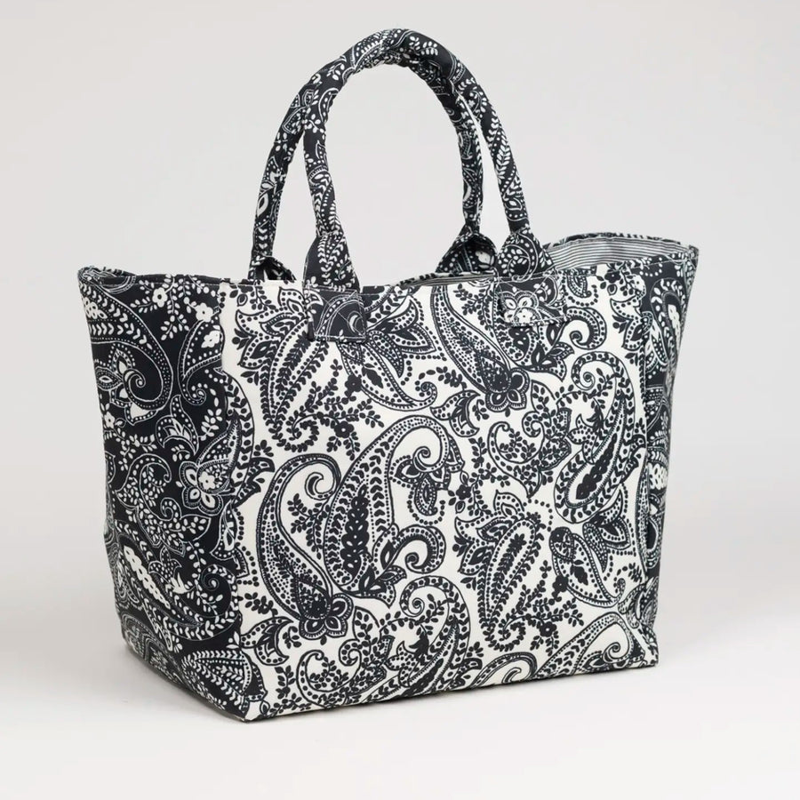 Borsa con chiusura zip con stampa cachemire - TR1506