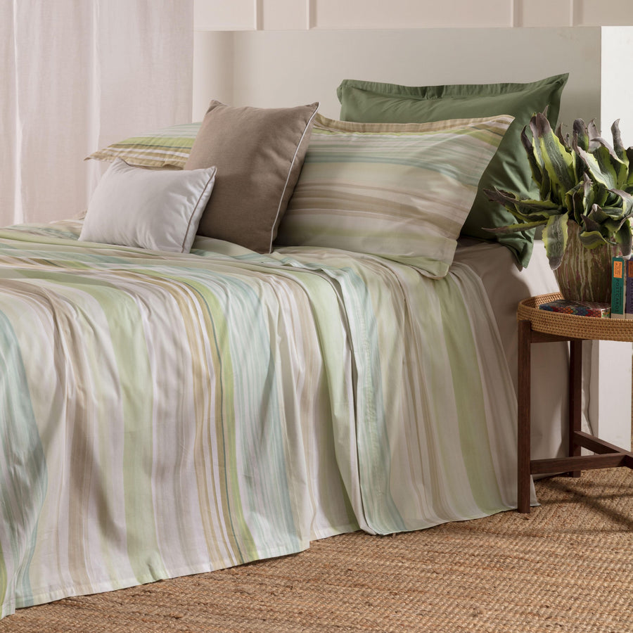 Manjola Lenzuolo copriletto in 100% cotone Matrimoniale