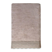 Asciugamani Cloud - Asciugamani in spugna con balza in macramè