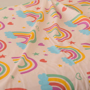 Rainbow Lenzuolo copriletto Singolo con federa 3D