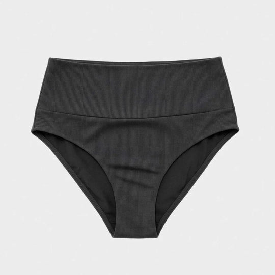 2/30438 - Costume con slip vita alta regolabile e reggiseno con coppa preformata
