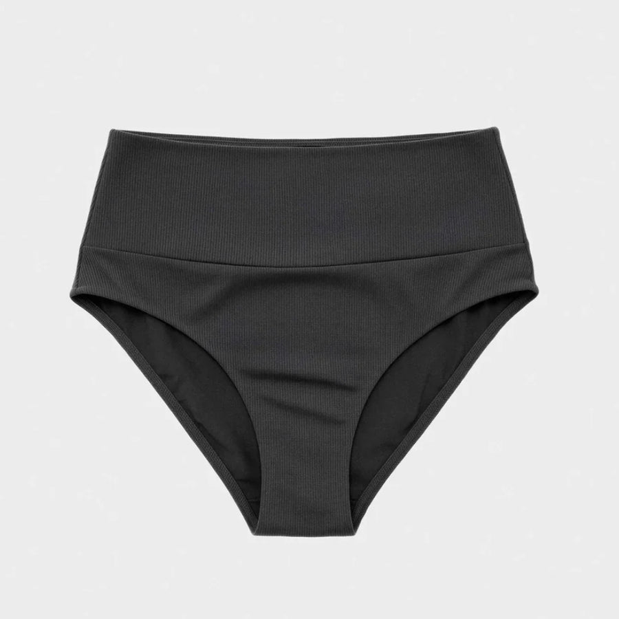 2/30438 - Costume con slip vita alta regolabile e reggiseno con coppa preformata