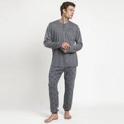 64186-0 - Pigiama a maniche lunghe in maglia di cotone interlock