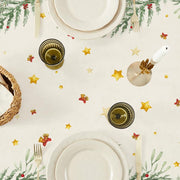 Tovaglia Decori - Tovaglia Decori Di Natale in Stampa Digitale Maestri Cotonieri Home