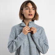 64641-0 - Pigiama a maniche lunghe in maglia con collo alto