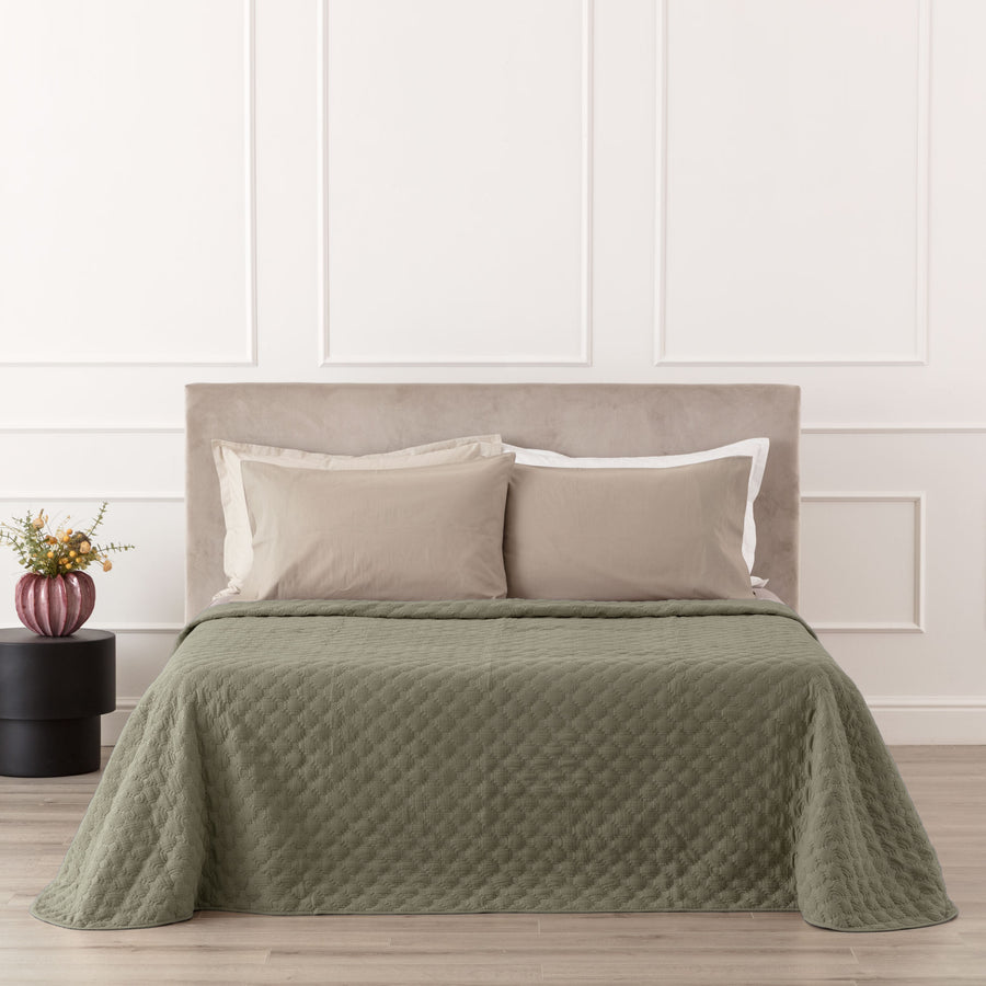 Rombus Trapuntino in mussola di cotone Matrimoniale