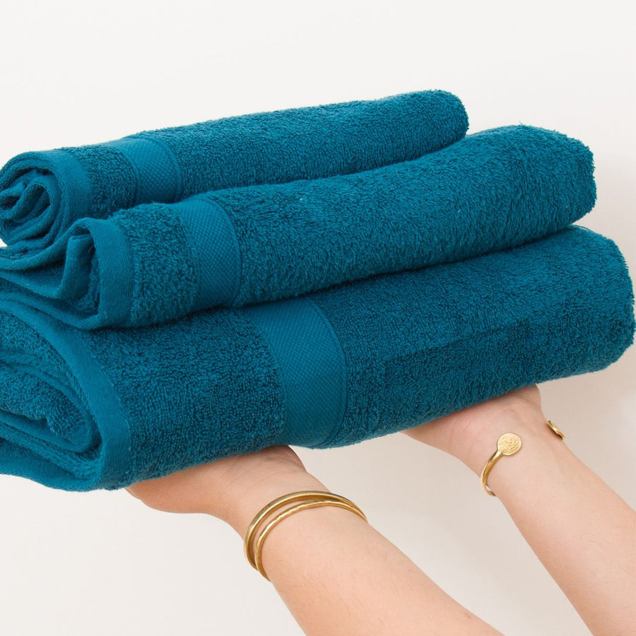 Light viso - Set di tre asciugamani in spugna