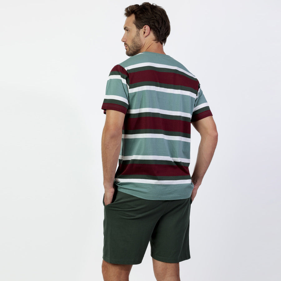 Pigiama uomo mezza manica pantalone corto - 64751-0